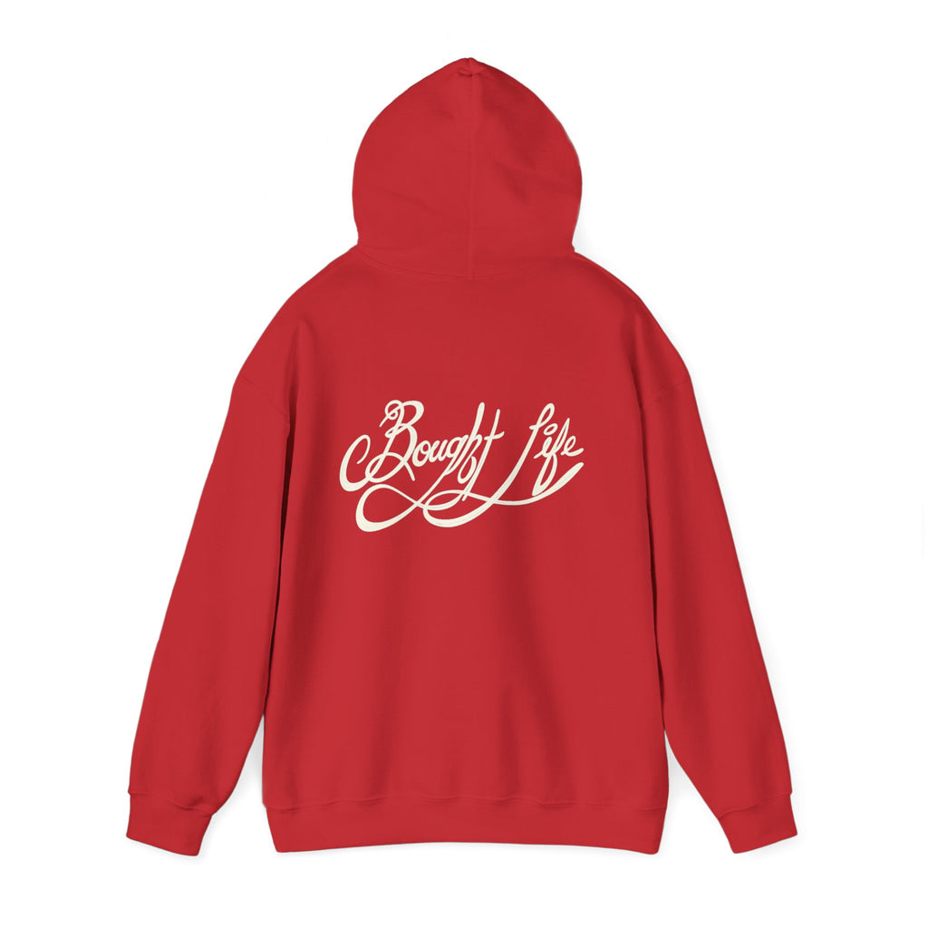 “Bought Life” Unisex Heavy Blend™ Hooded Sweatshirt