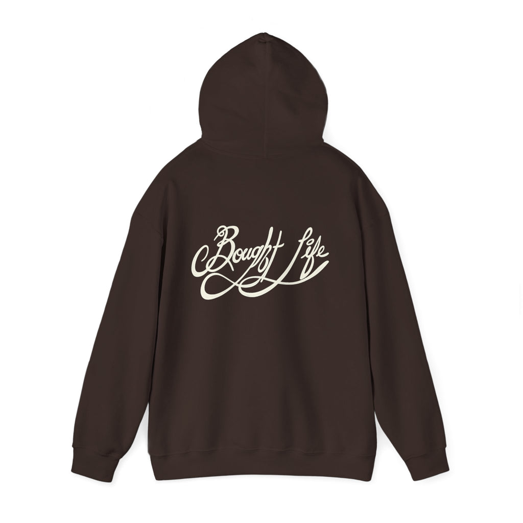 “Bought Life” Unisex Heavy Blend™ Hooded Sweatshirt