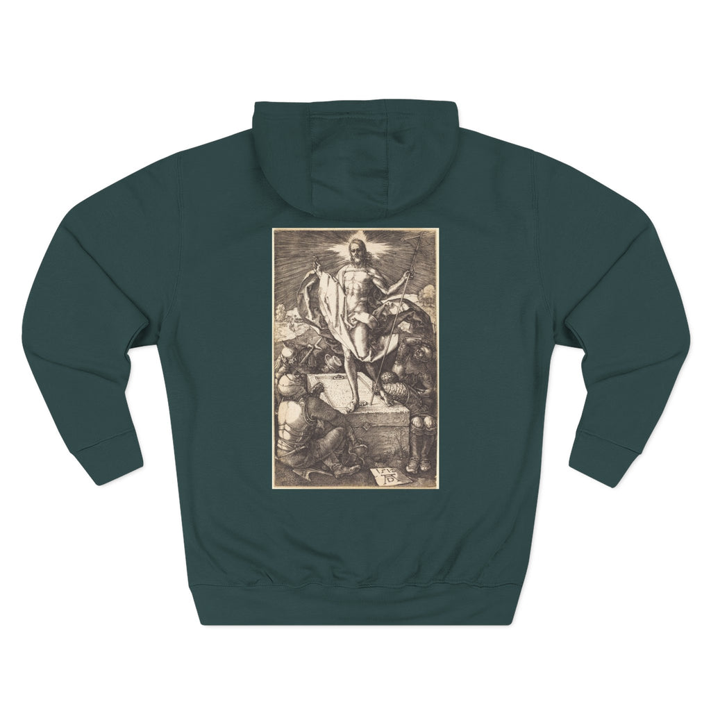 “The Resurrection” Three-Panel Fleece Hoodie