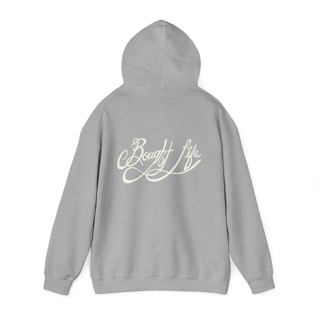 “Bought Life” Unisex Heavy Blend™ Hooded Sweatshirt