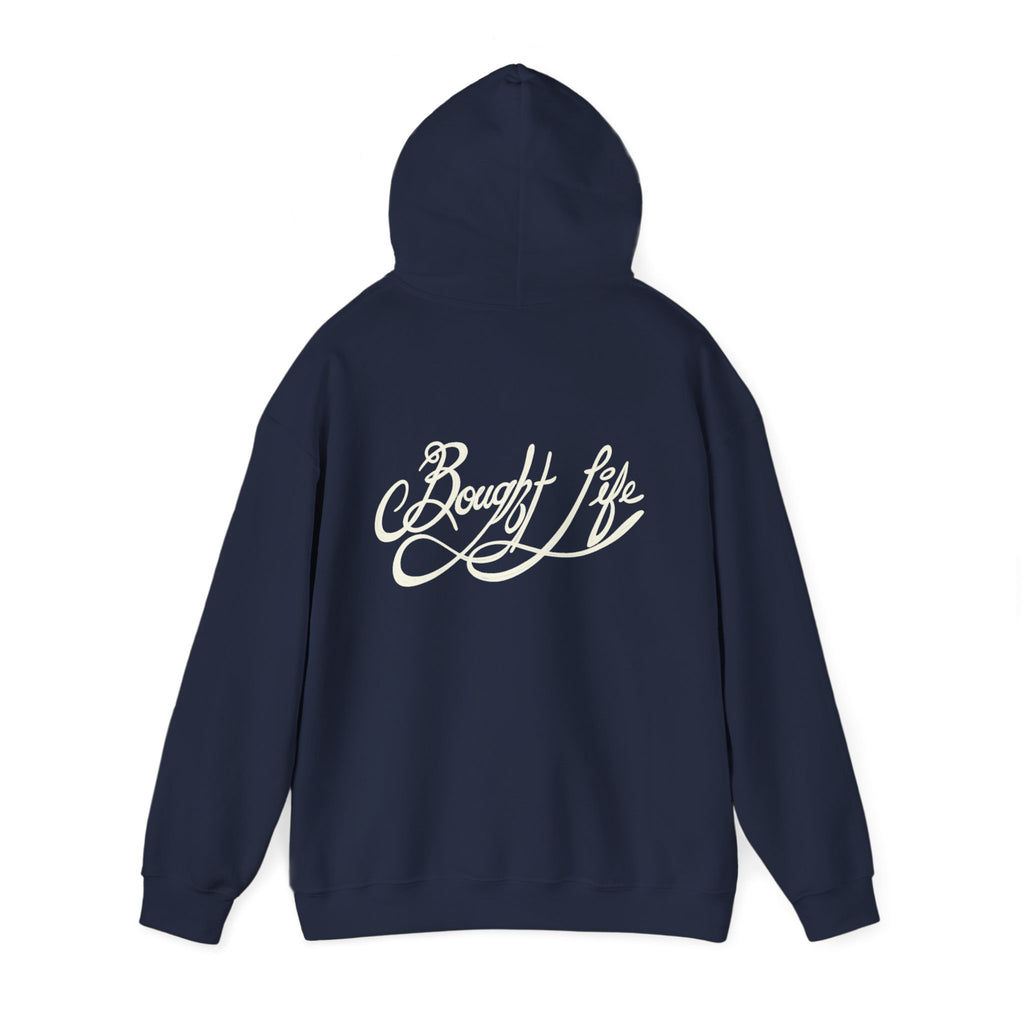 “Bought Life” Unisex Heavy Blend™ Hooded Sweatshirt