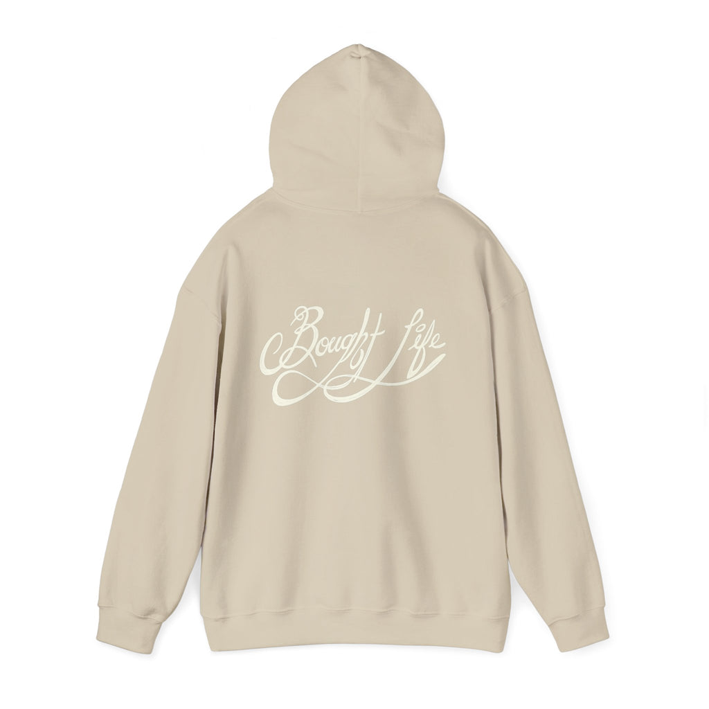 “Bought Life” Unisex Heavy Blend™ Hooded Sweatshirt