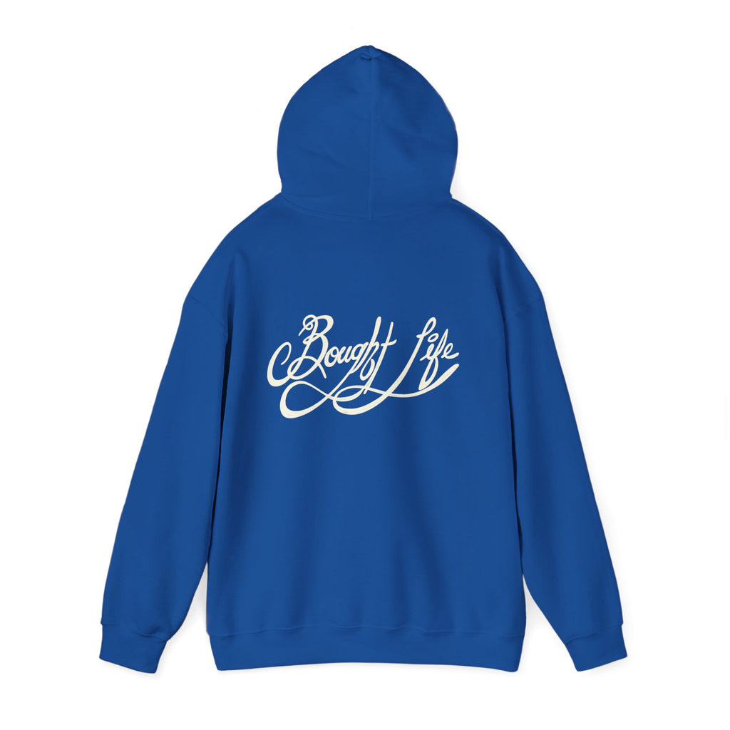 “Bought Life” Unisex Heavy Blend™ Hooded Sweatshirt